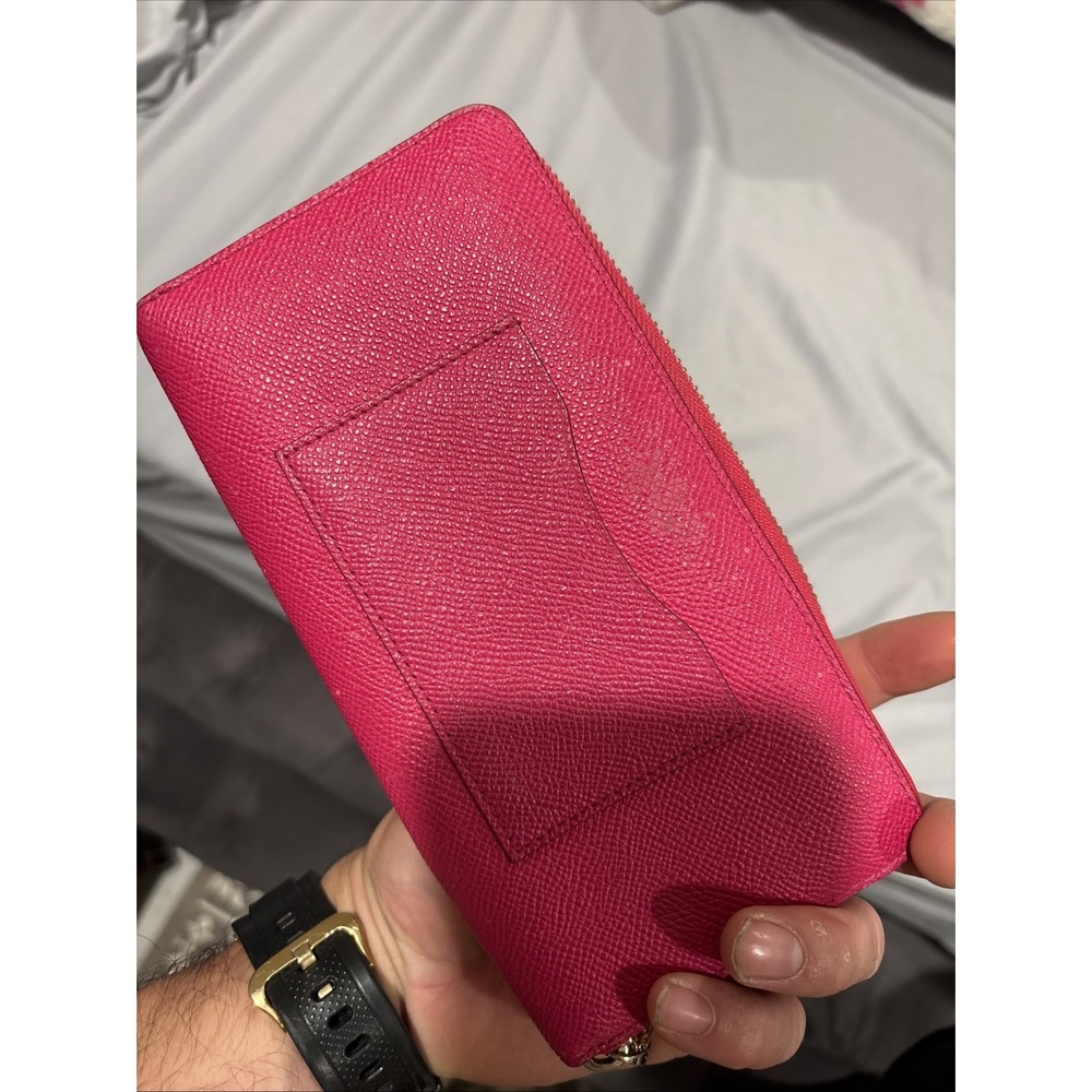 coach wallet Hot Pink Zip Up - Picture 3 of 8